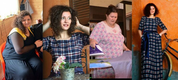 Žena pred a po Dukanovej diéte