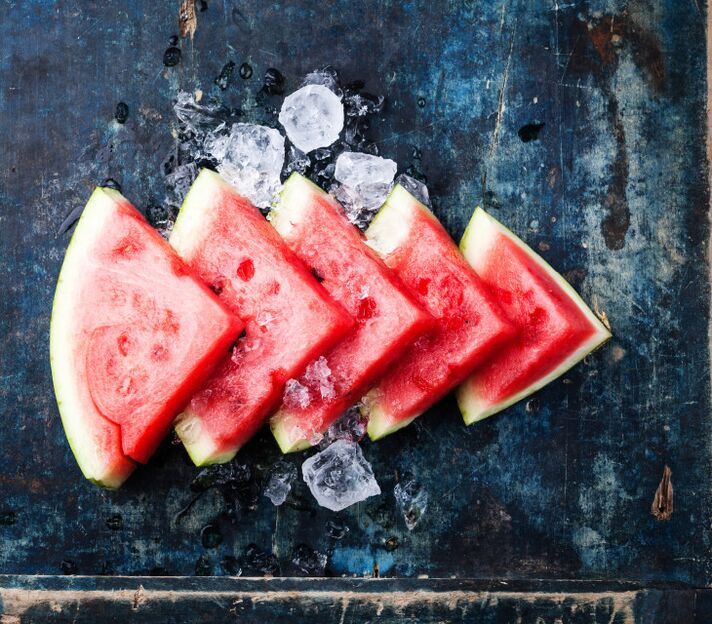plátky vodného melónu na chudnutie